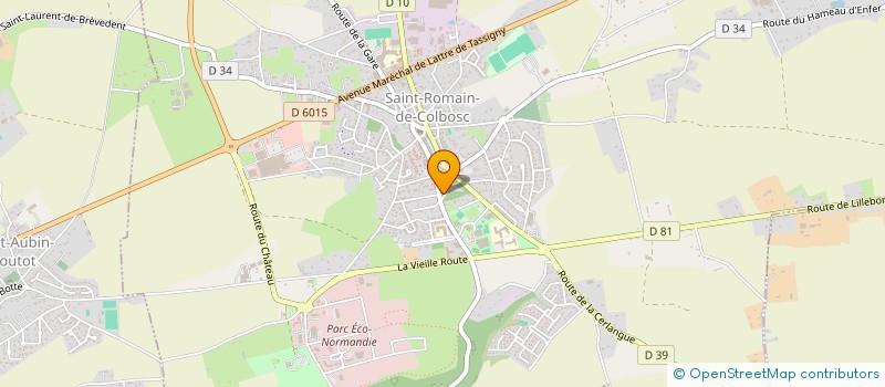 localisation de l'entreprise INFO PLUS à SAINT-ROMAIN-DE-COLBOSC