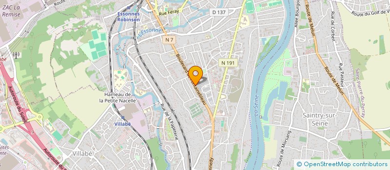 localisation de l'entreprise INFO PRO à CORBEIL-ESSONNES
