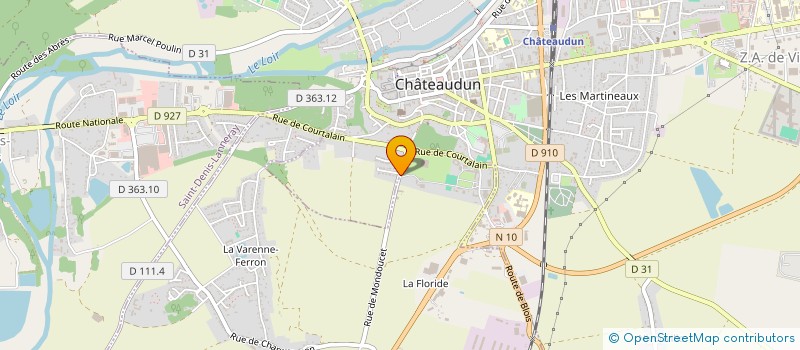 localisation de l'entreprise INFO RESEAU à CHATEAUDUN
