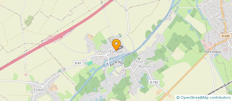 localisation de l'entreprise INFO'SCOPE  THUN-L'EVEQUE