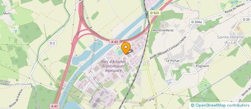 localisation de l'entreprise INFO SECURE  SAINTE-HELENE-DU-LAC