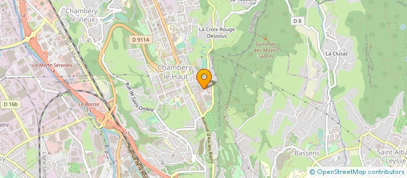 localisation de l'entreprise INFO SOLUTIONS 2 S à CHAMBERY