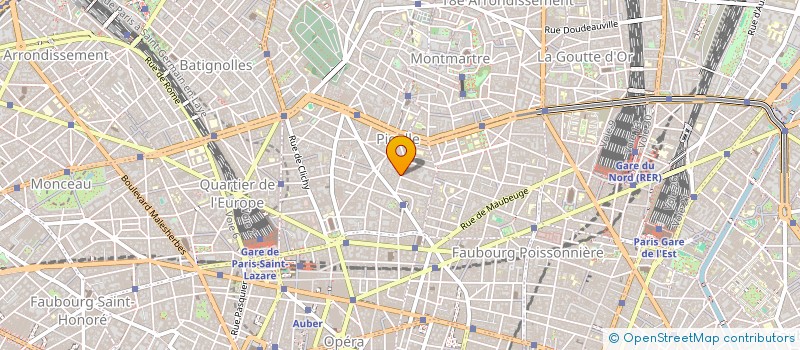 localisation de l'entreprise INFO STYLE à PARIS