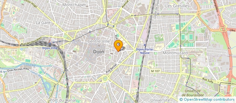 localisation de l'entreprise INFO-TECH 21  DIJON