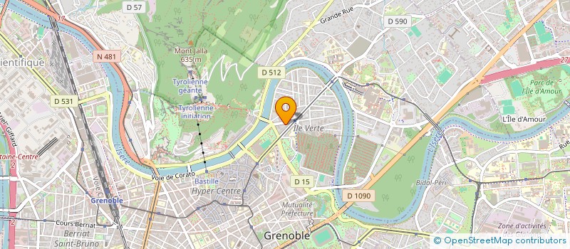 localisation de l'entreprise INFO VIDEO IV SARL  GRENOBLE