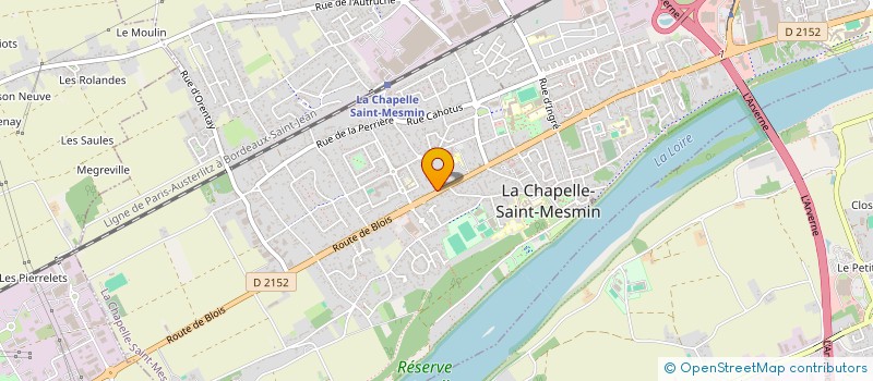 localisation de l'entreprise INFO100T à LA CHAPELLE-SAINT-MESMIN