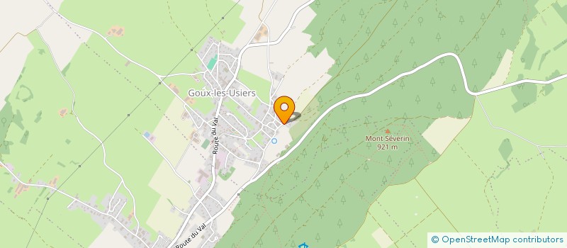 localisation de l'entreprise INFOBULLE  VAL D'USIERS