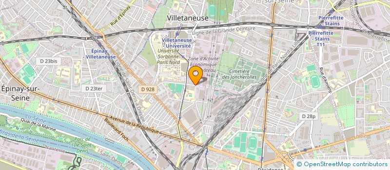 localisation de l'entreprise INFOCALL SYSTEME à VILLETANEUSE