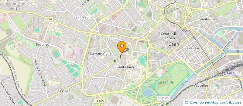 localisation de l'entreprise INFOCAP à CAEN