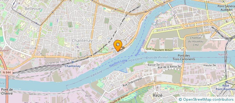 localisation de l'entreprise INFOCEA  NANTES