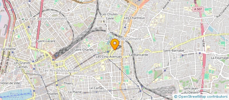 localisation de l'entreprise INFOCENTER SERVICE à MARSEILLE