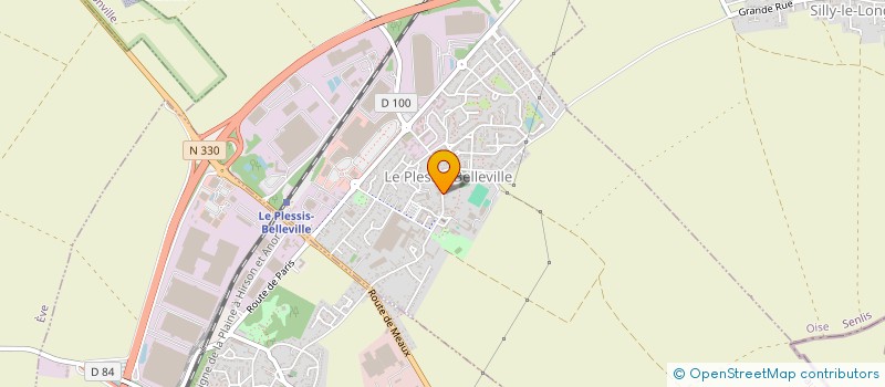localisation de l'entreprise INFOCOM à LE PLESSIS-BELLEVILLE