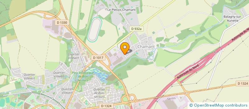 localisation de l'entreprise INFOCOM+  CHAMANT