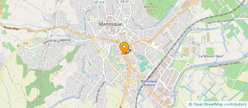 localisation de l'entreprise INFOCOPIE à MANOSQUE