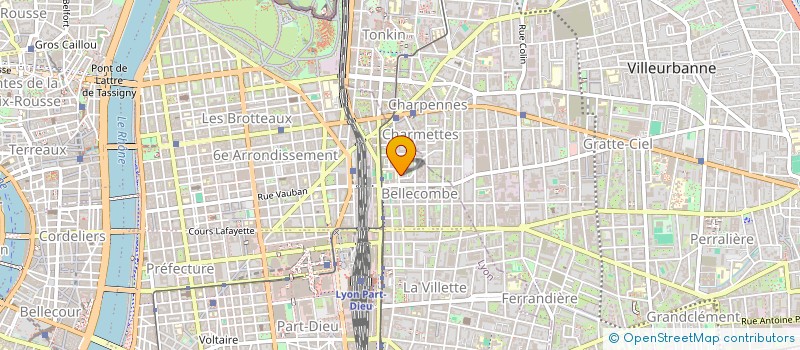 localisation de l'entreprise INFOCOSME à LYON