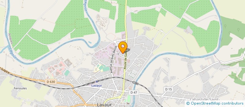 localisation de l'entreprise INFODEAL-SORIMA à LAVAUR