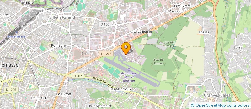 localisation de l'entreprise INFODEC SA à ANNEMASSE