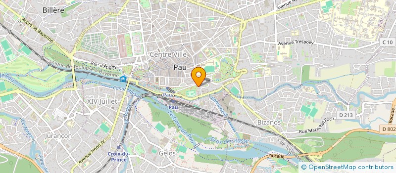 localisation de l'entreprise INFODIT SYSTEM à PAU