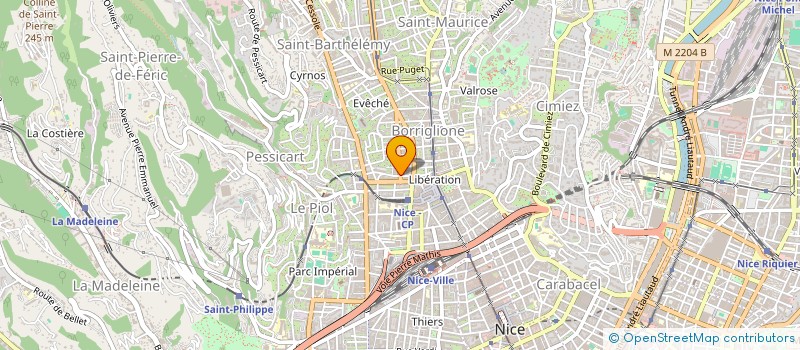 localisation de l'entreprise INFODOM à NICE