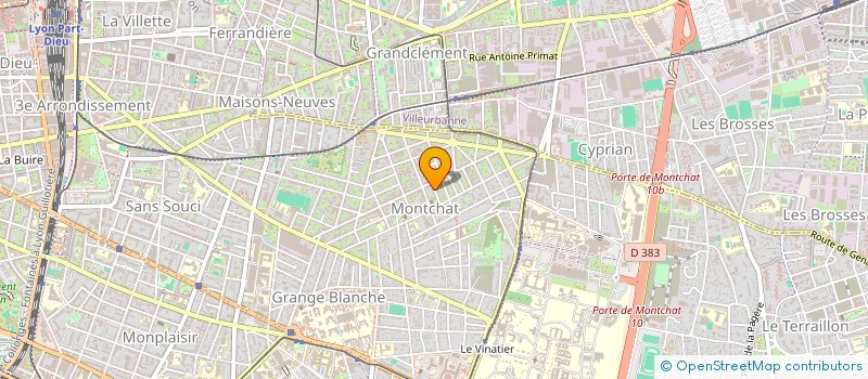 localisation de l'entreprise INFODROID  CHAMPAGNE-AU-MONT-D OR