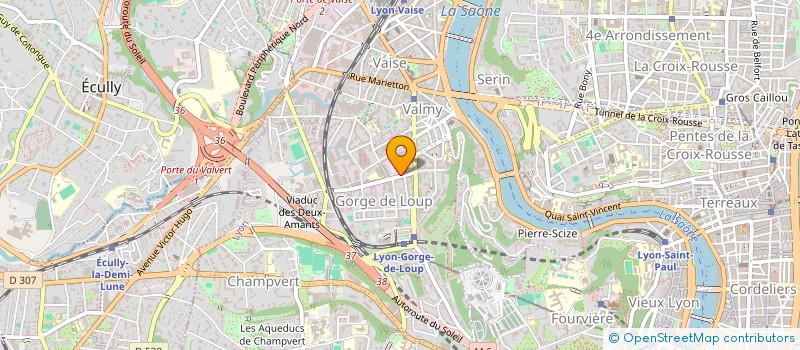 localisation de l'entreprise INFODROIT INFORMATIQUE à LYON