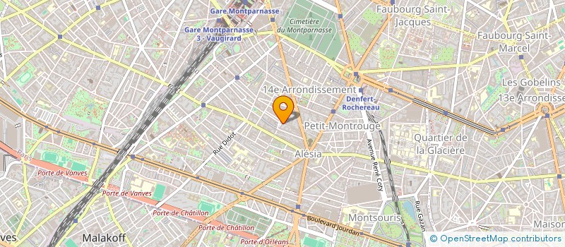 localisation de l'entreprise INFODUSTRIE TRADUSCIENCE SERVAMERICA à PARIS
