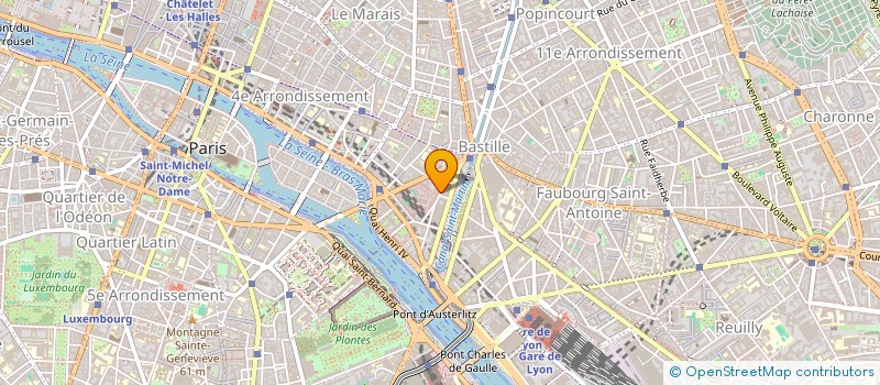 localisation de l'entreprise INFODUSTRY SA à PARIS