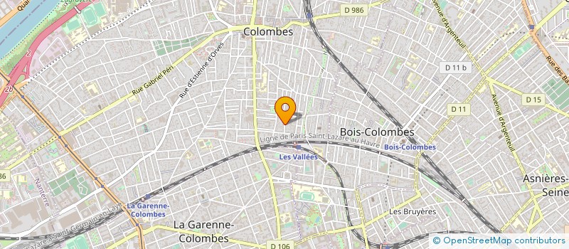 localisation de l'entreprise INFOELSA HOLDING à COLOMBES