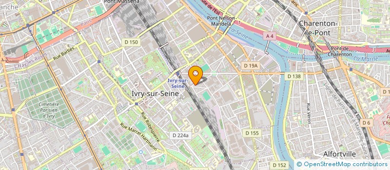 localisation de l'entreprise INFOFI  IVRY-SUR-SEINE