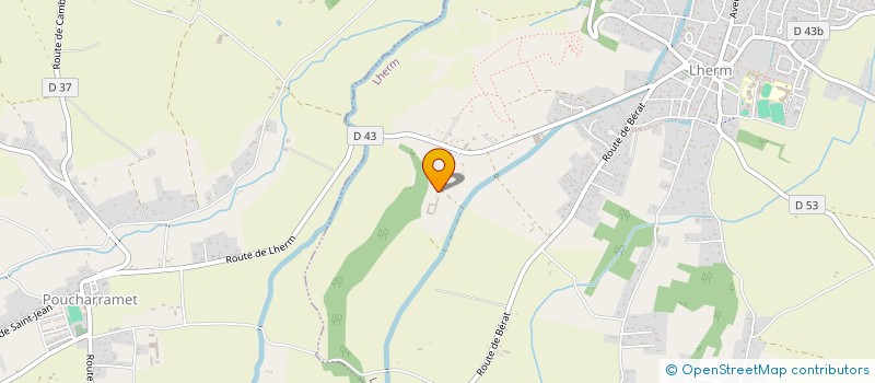 localisation de l'entreprise INFOGARDE  LHERM