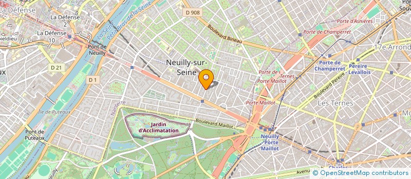 localisation de l'entreprise INFOGENE SUD-OUEST à NEUILLY-SUR-SEINE