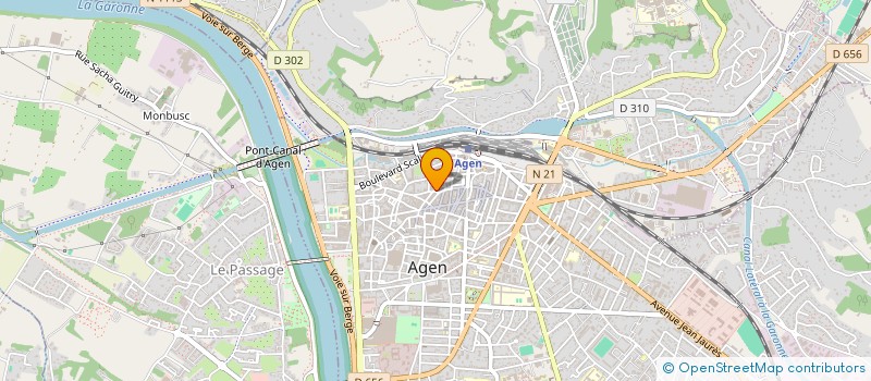 localisation de l'entreprise INFOGER FINANCE  PONT-DU-CASSE