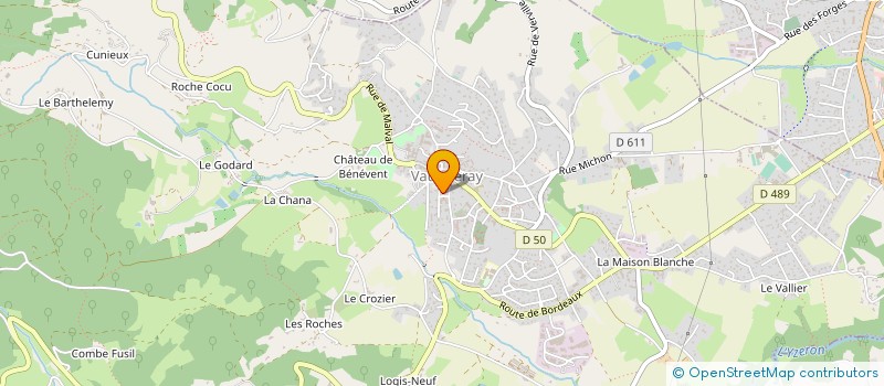 localisation de l'entreprise INFOGERANCE RHONE ALPES à VAUGNERAY