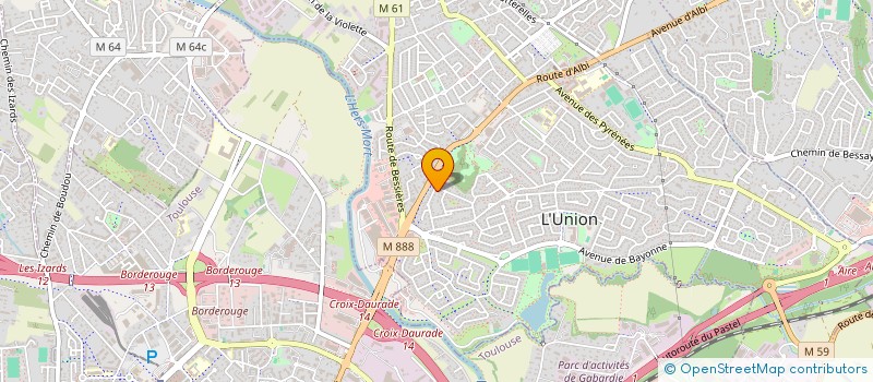 localisation de l'entreprise INFOGEST 31 à TOULOUSE