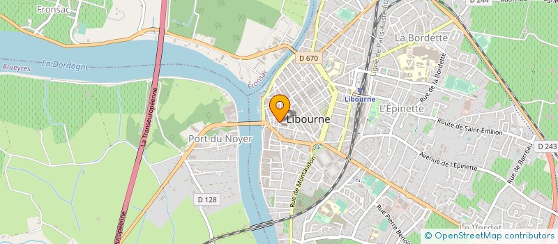 localisation de l'entreprise INFOGEST à LIBOURNE