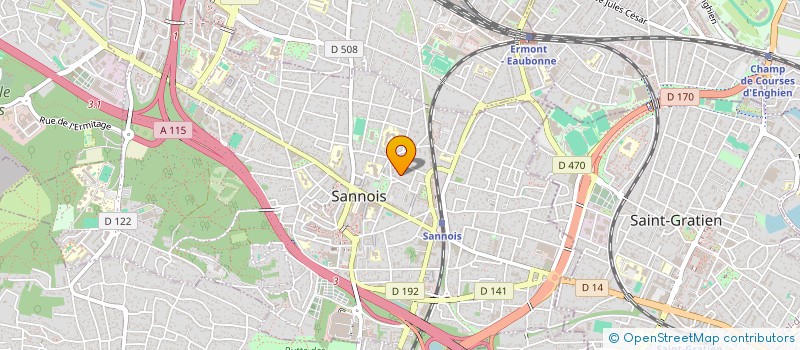 localisation de l'entreprise INFOGESTION à SANNOIS