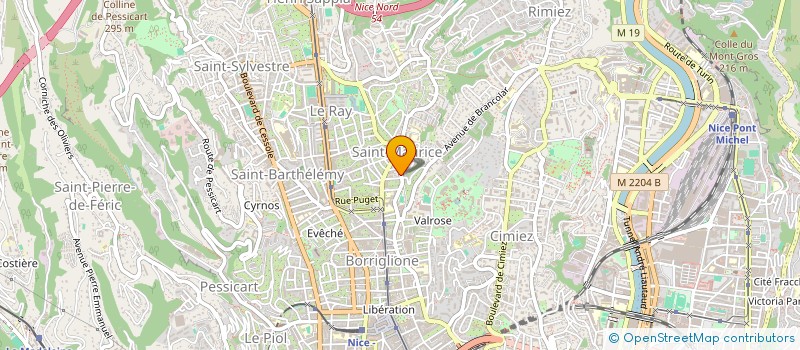 localisation de l'entreprise INFOGESTION  NICE