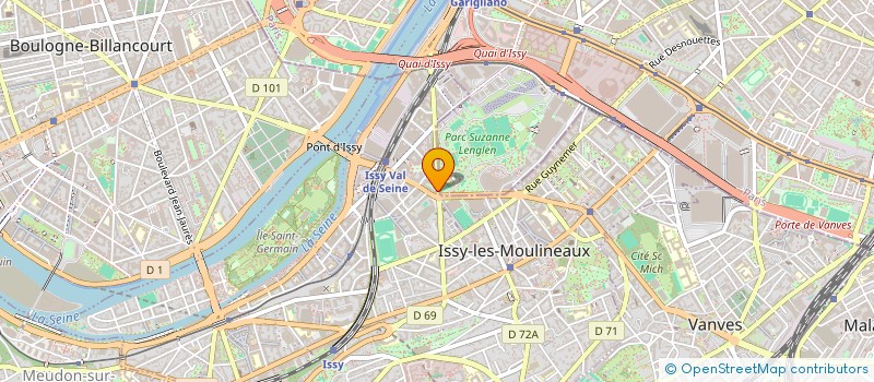 localisation de l'entreprise INFOGOLD SECURITY à ISSY-LES-MOULINEAUX