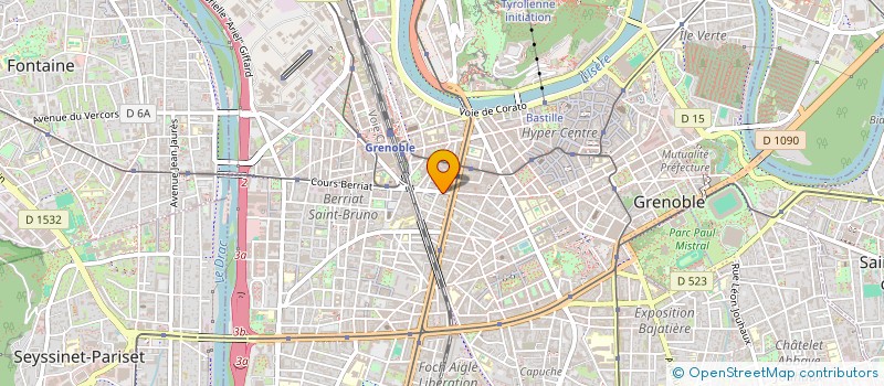 localisation de l'entreprise INFOGRAPHIE  GRENOBLE