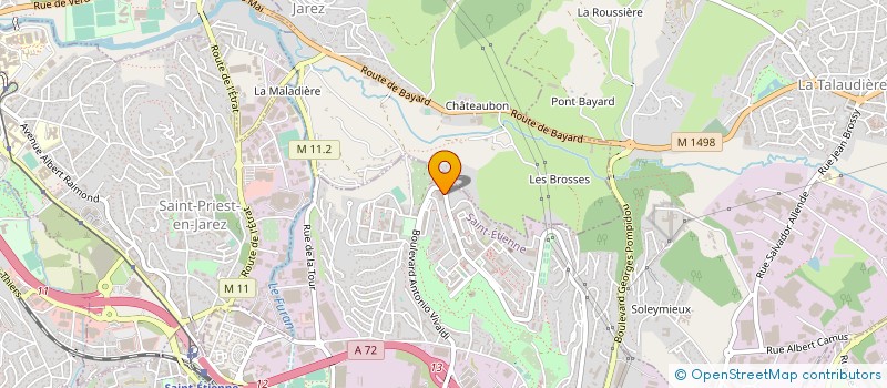 localisation de l'entreprise INFOGRAPHIX à SAINT-ETIENNE