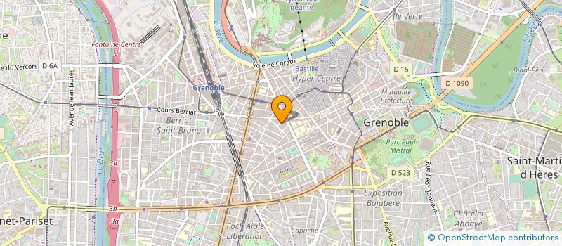 localisation de l'entreprise INFOGRIF à GRENOBLE