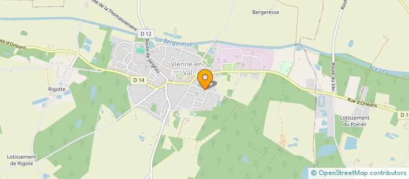 localisation de l'entreprise INFOLABO à VIENNE-EN-VAL
