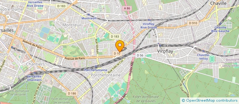 localisation de l'entreprise INFOLEASE  VIROFLAY