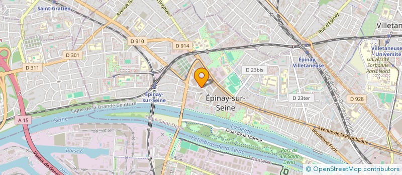 localisation de l'entreprise INFOLINE à EPINAY-SUR-SEINE
