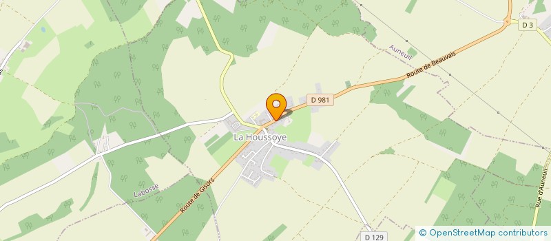 localisation de l'entreprise INFOLOCATIQUE à LA HOUSSOYE