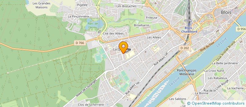 localisation de l'entreprise INFOLOCK à BLOIS