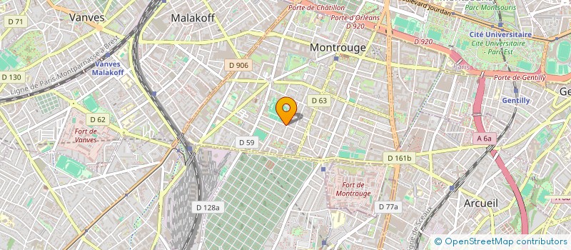 localisation de l'entreprise INFOMAG INST FORMATION RECHERCHES DOCUME à MONTROUGE