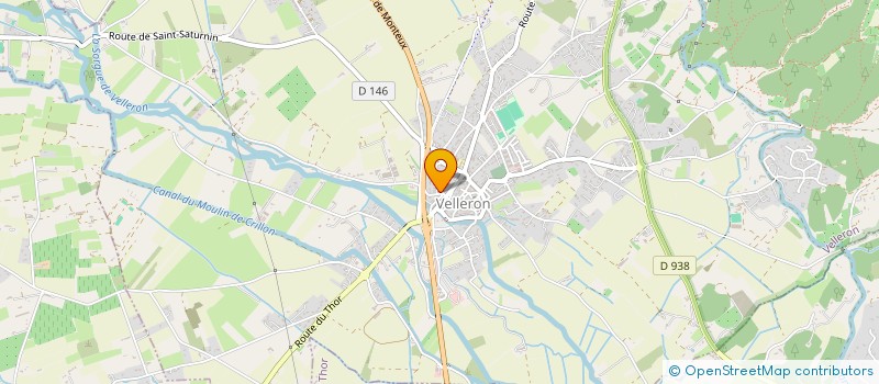 localisation de l'entreprise INFOMANIA  VELLERON