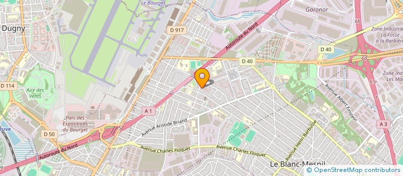 localisation de l'entreprise INFOMED à LE BLANC-MESNIL