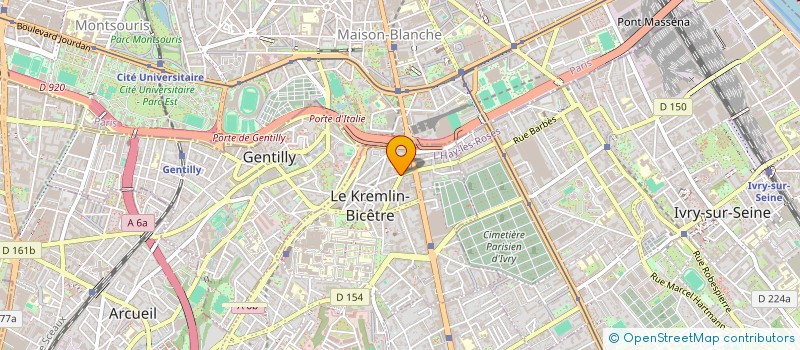 localisation de l'entreprise INFOMEDIANE  LE KREMLIN-BICETRE